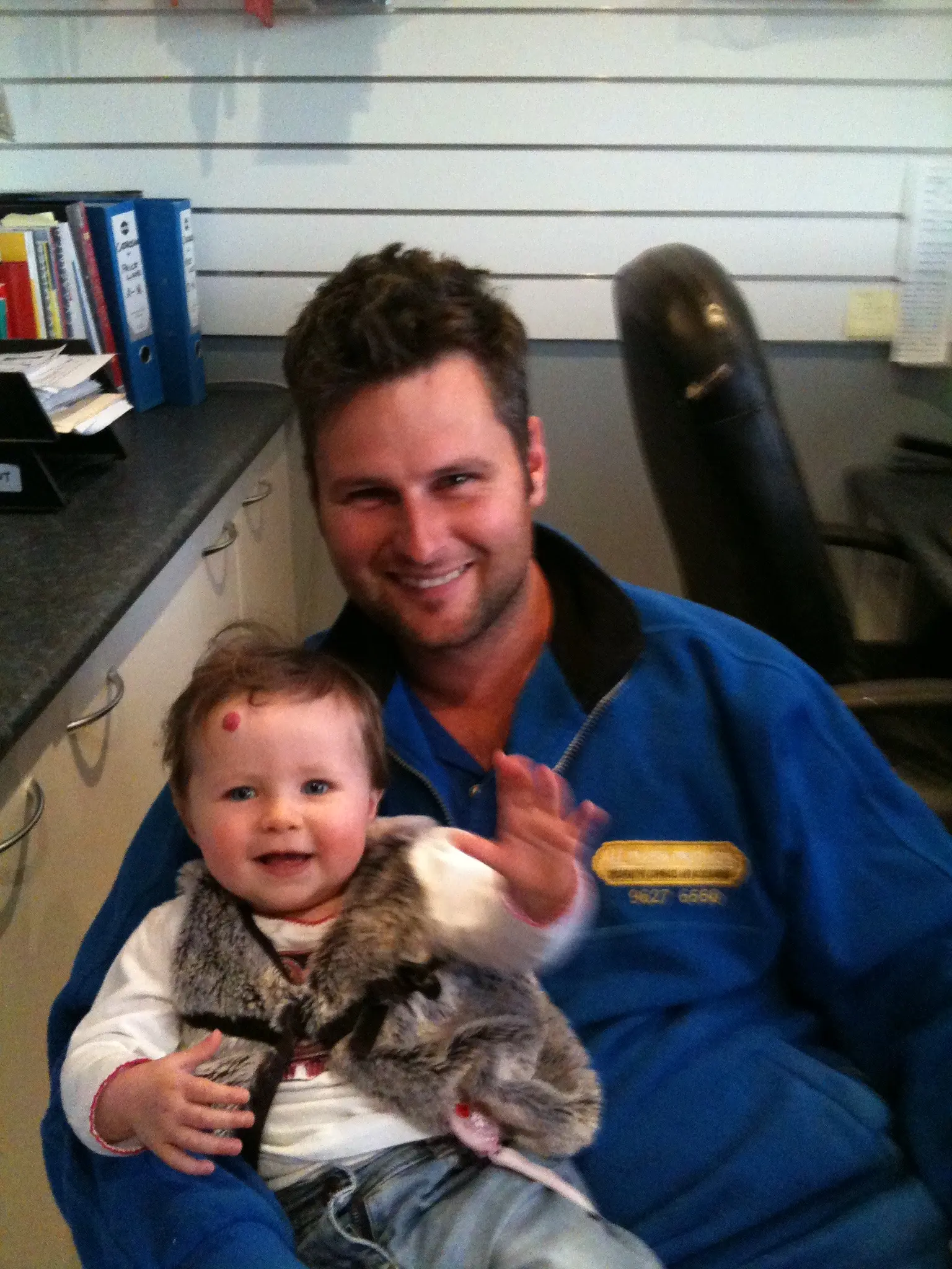 Andrew with Daughter Reice, 2009