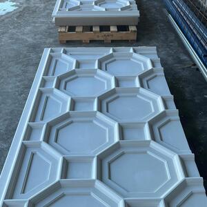A close-up look at our coffered ceiling panels ACC3a and ACC3b ready for installation!!!